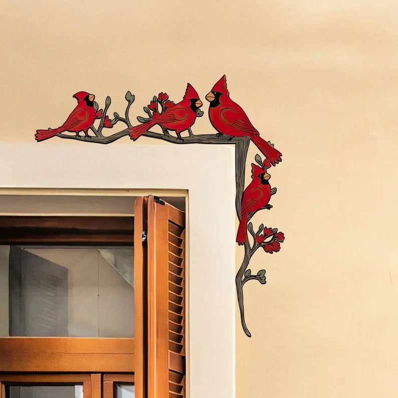 Cardinal Door Topper