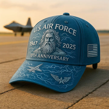 U.S. Air Force Anniversary Commemorative Embroidered Cap