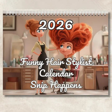 2026 Snip and Giggle Stylist Humor Calendar