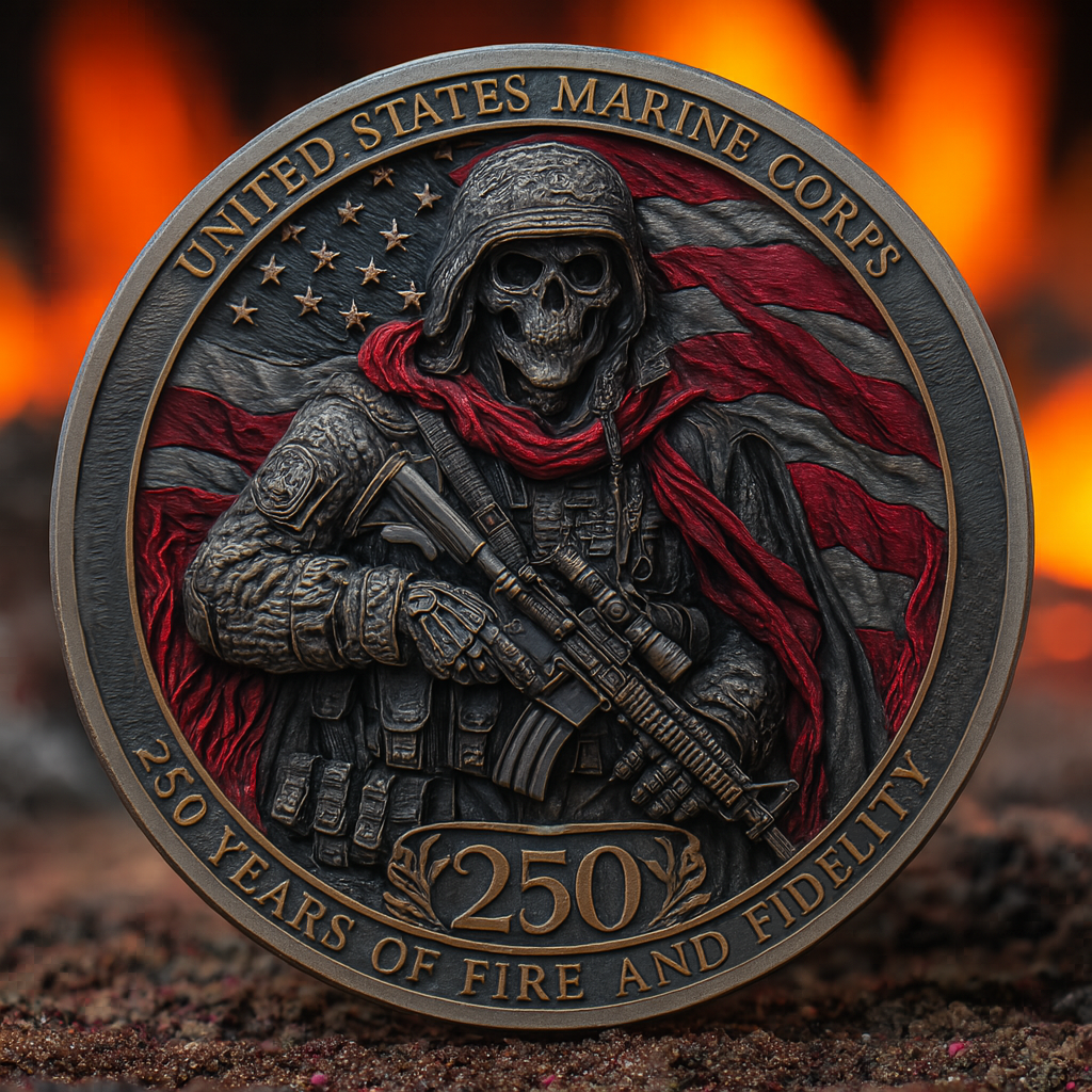 USMC 250 Years Commemorative Challenge Coin