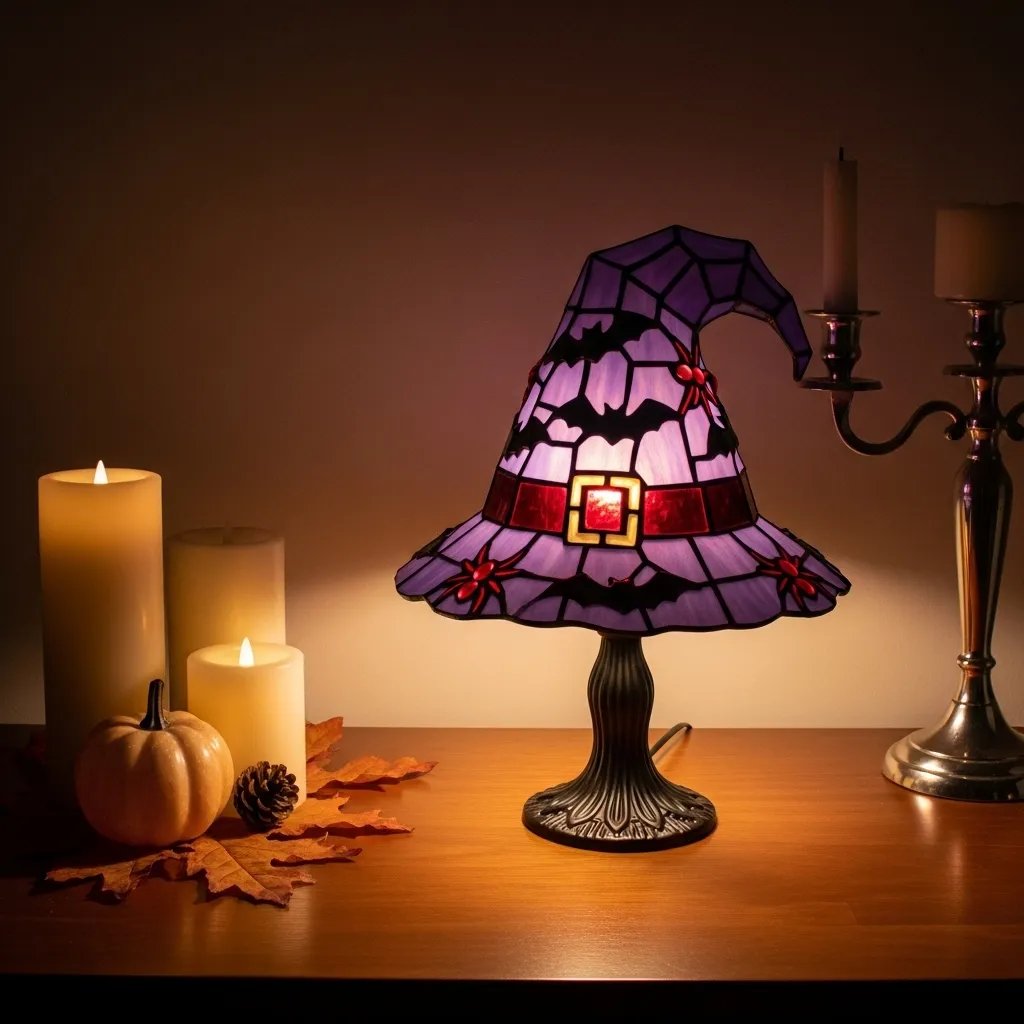 Witch Hat Table Lamp Ornament