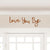 Wooden Wall Hanging Sign Decoration - No Wall Damage