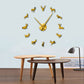 Antler Deer Head Deer Hunter Large Frameless DIY Wall Clock