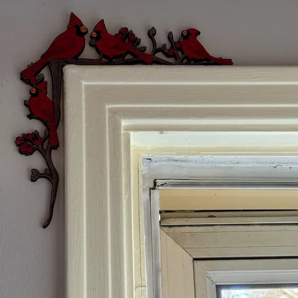 Cardinal Door Topper
