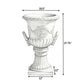 Classical Roman Pedestal Urn, Decorative Outdoor Planter for Garden & Patio