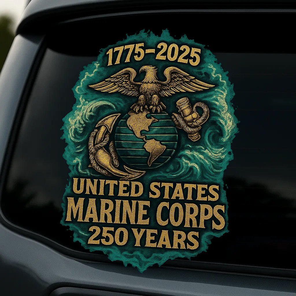 Marine Corps 250th Anniversary Decal