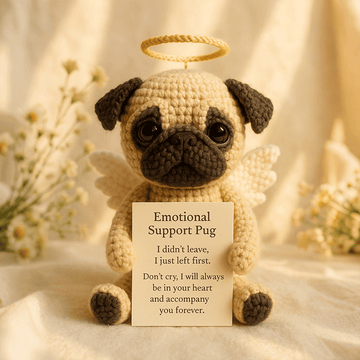 Pug Memorial Emotional Support Crochet