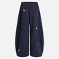 Unisex Embroidery Puppy Baggy Barrel Sweatpants