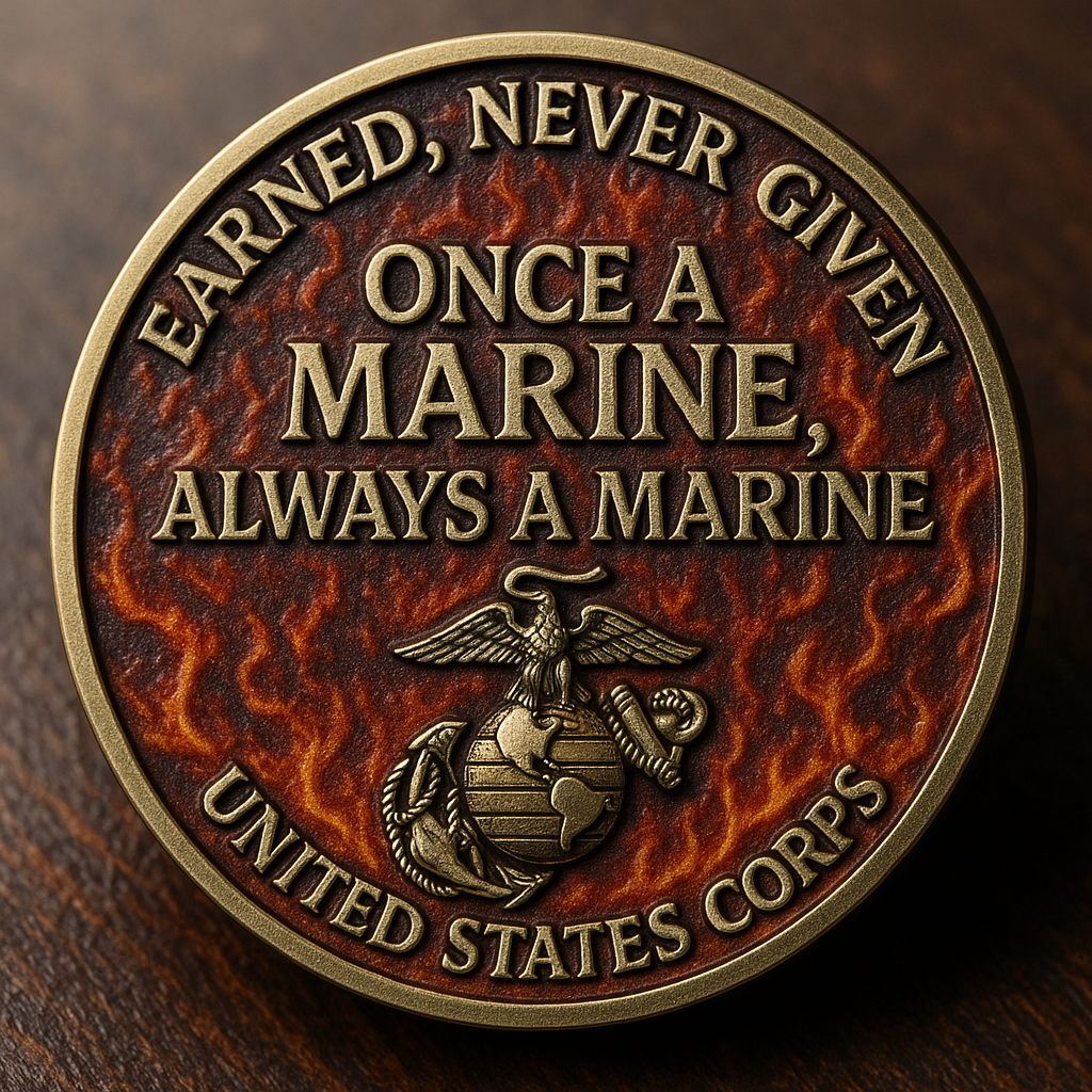 The Crucible – 54 Hour Marine Challenge Coin