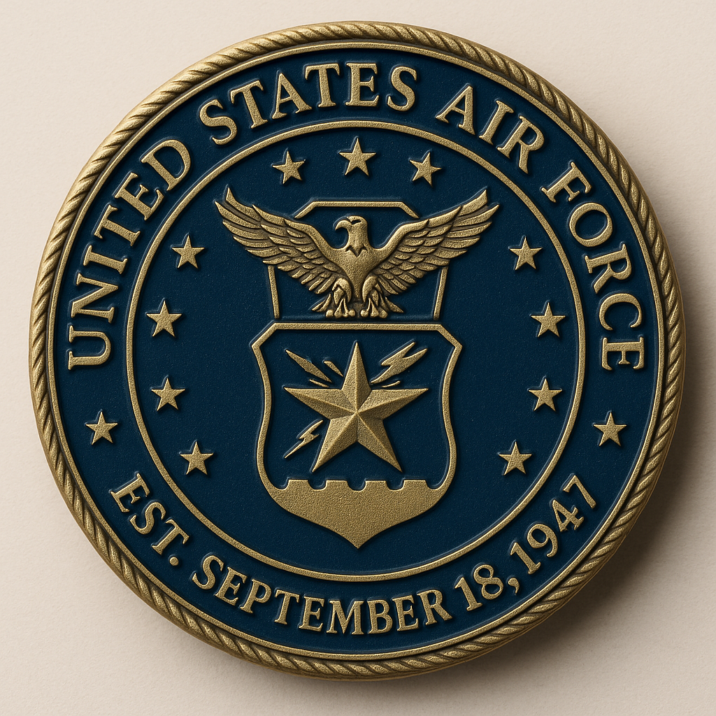 U.S. Air Force 1947–2025 Commemorative Coin – Honor the Sky Guardians