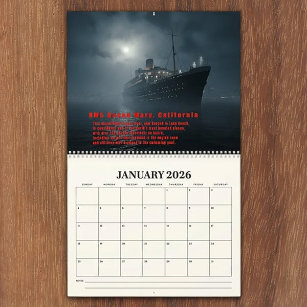 2026 America’s Haunted Calendar