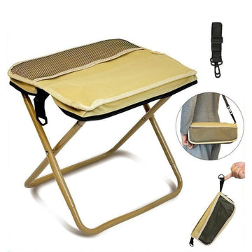 Portable Folding Stool with Carry Bag, Lightweight Foldable Stool