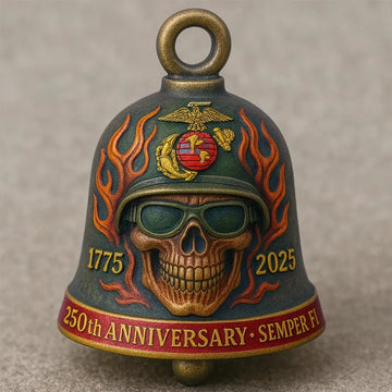 USMC 250th Anniversary Motorcycle Bell