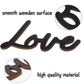 Wooden Wall Hanging Sign Decoration - No Wall Damage