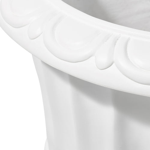 Classical Roman Pedestal Urn, Decorative Outdoor Planter for Garden & Patio