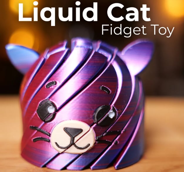 Liquid Cat Fidget Toy