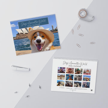2026 Funny Dog Calendar – Monthly Wall Planner for Pet Lovers