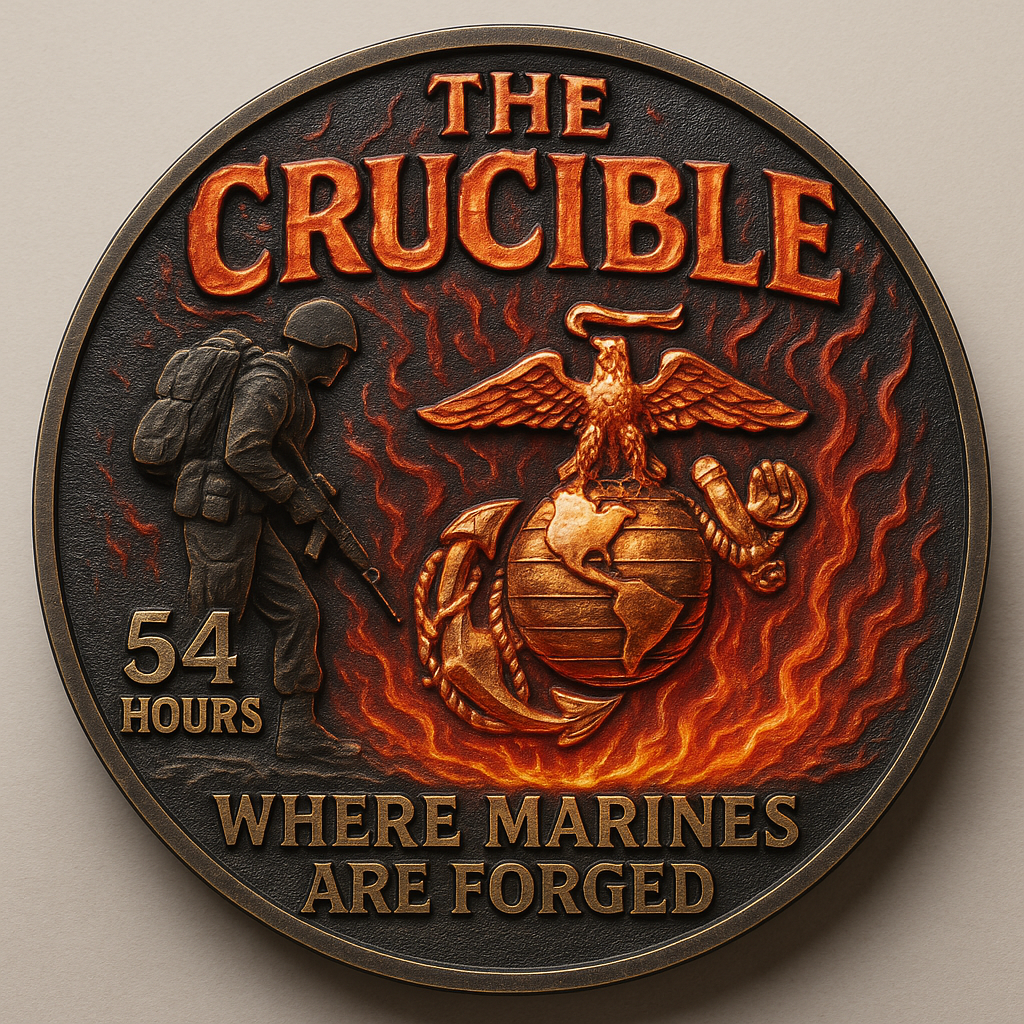 The Crucible – 54 Hour Marine Challenge Coin