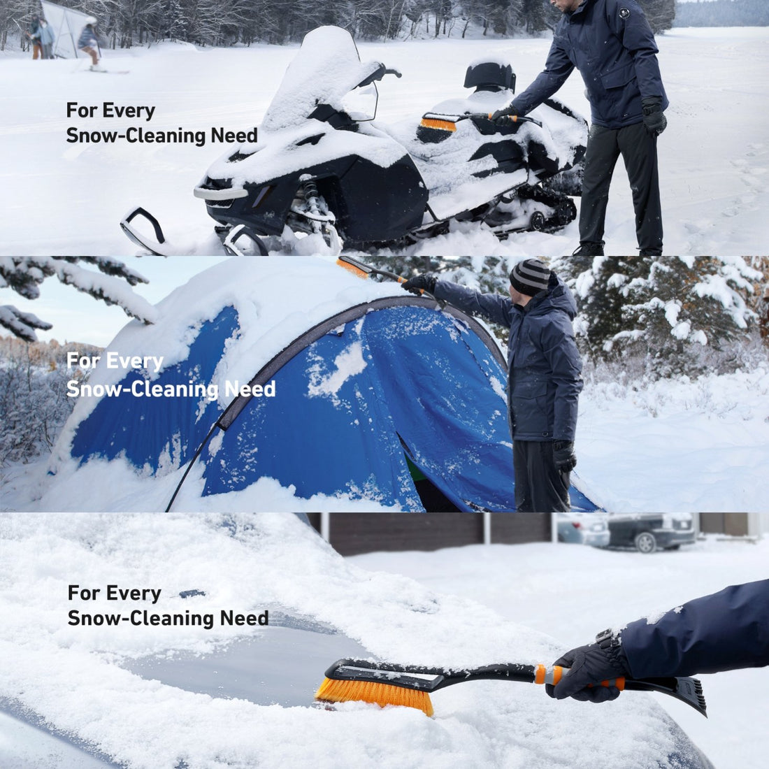 Retractable All-in-One Snow Brush and Ice Scraper: Your Long-Lasting Winter Car Companion