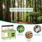 Kids Outdoor Wooden Mud Kitchen with Water Play Sink & Cooking Toys, Gift for 3-8