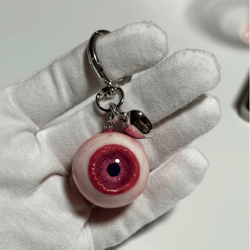 Weird Resin Eyeball Keychain