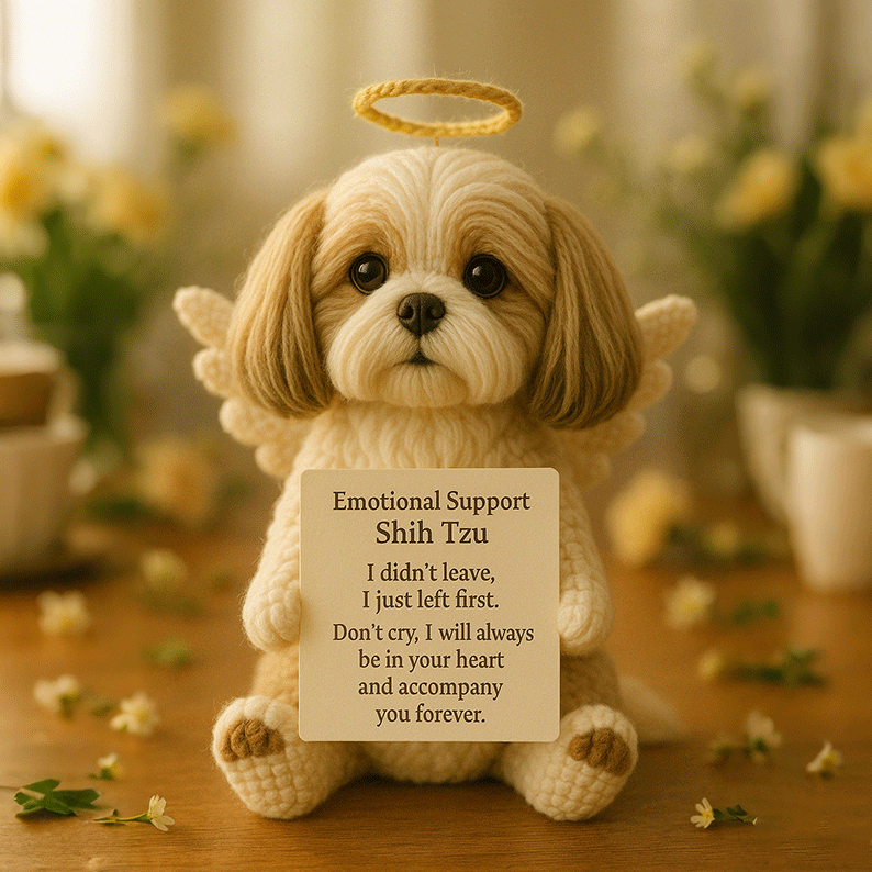Yorkshire Terrier Memorial Emotional Support Crochet