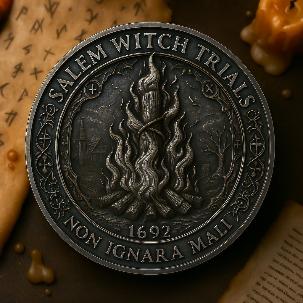 1692 Salem Witch Trials Commemorative Coin – In Memory of the Past