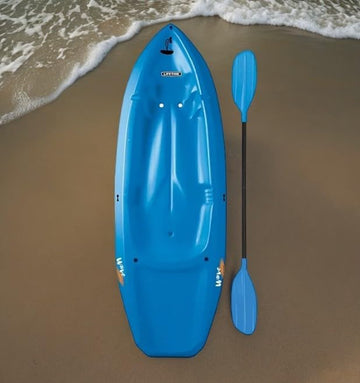 The Wave 6' Youth Kayak with Paddle. Designed for Stability and Safety, It's The Perfect Choice for Young Paddlers Ready to Conquer The Water