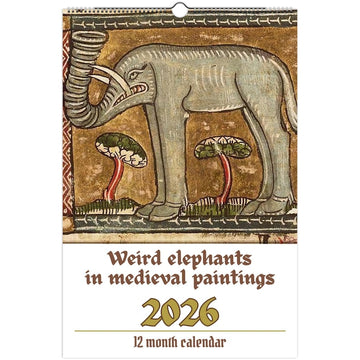 Hilarious Medieval Elephant Paintings Calendar