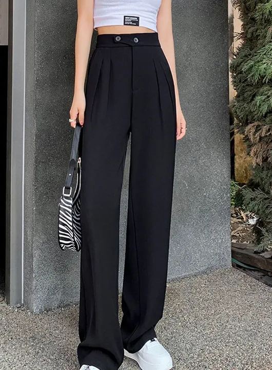 2024 Woman's Casual Full-Length Loose Pants