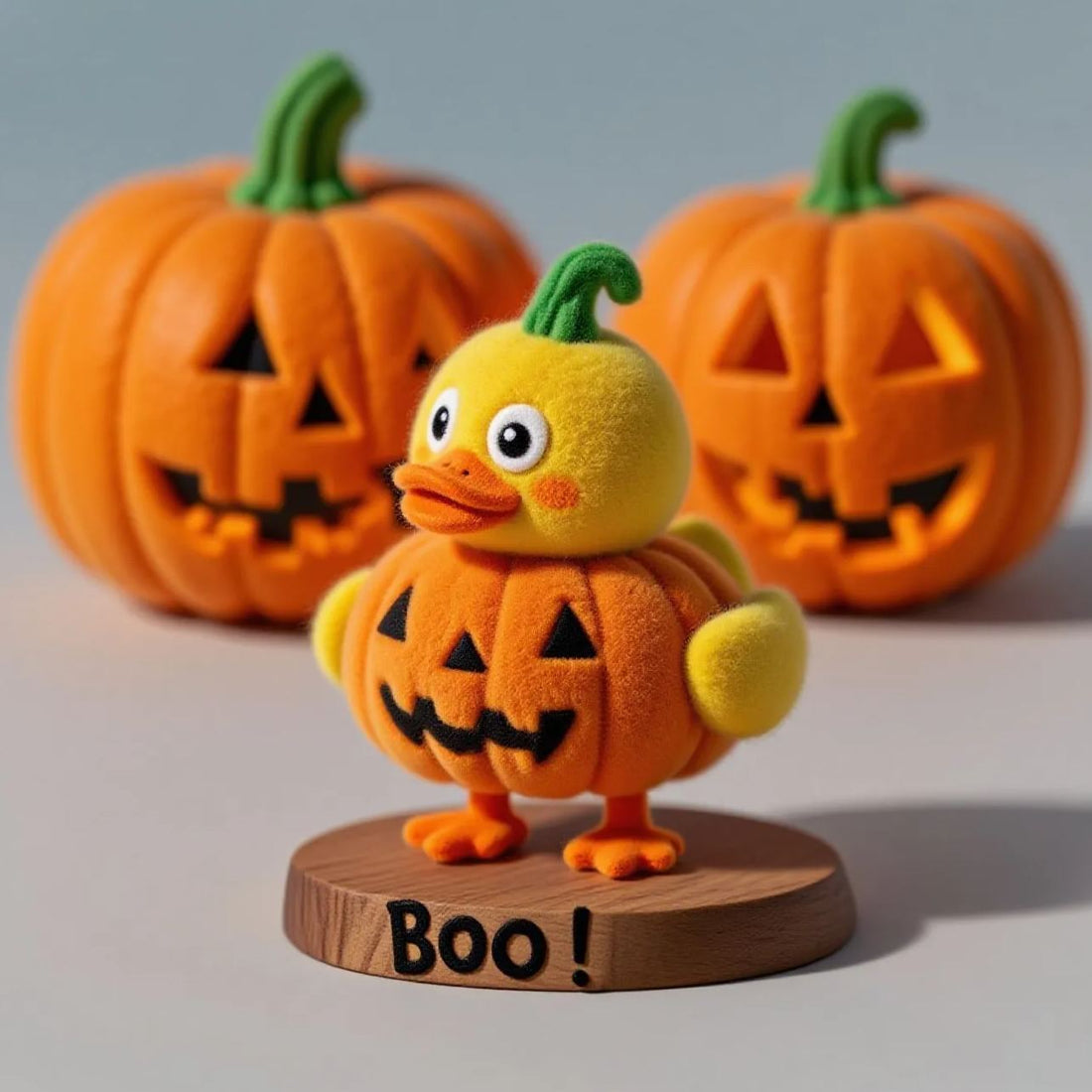 Cute Pumpkin Duck - Desktop Buddy
