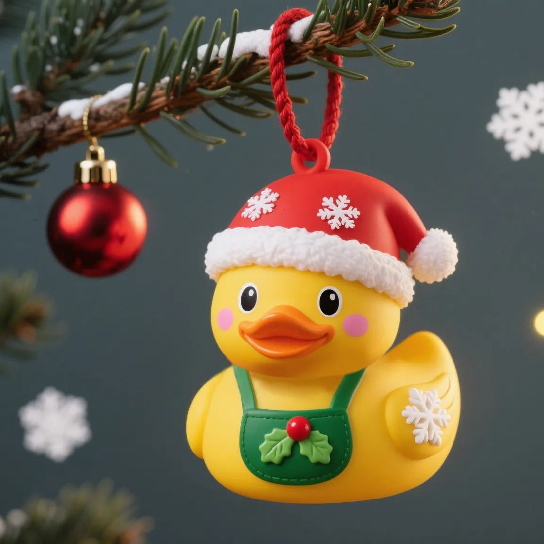 Christmas Duck Ornament