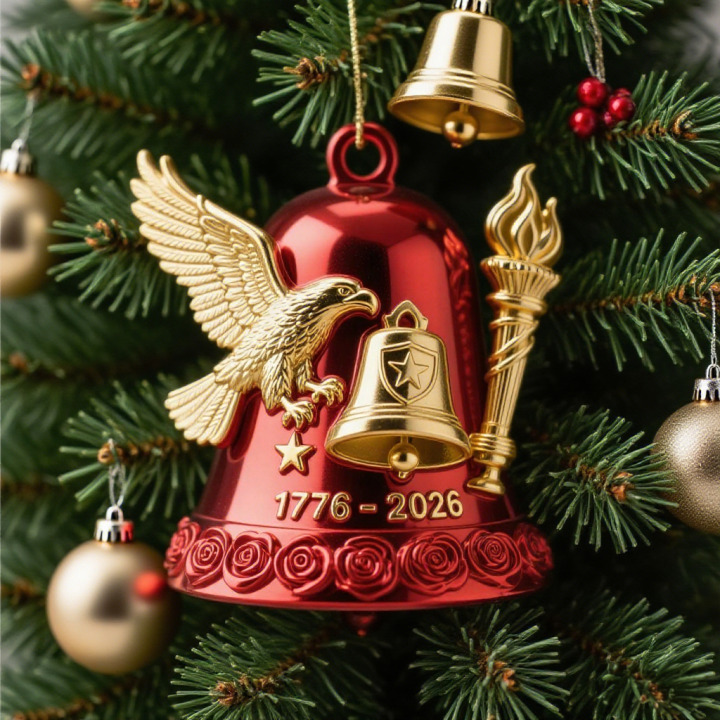 U.S. 250th Anniversary Bell Ornament