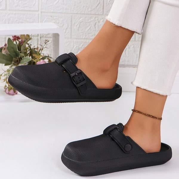 Women's Casual Closed-Toe Slip-On Sandals