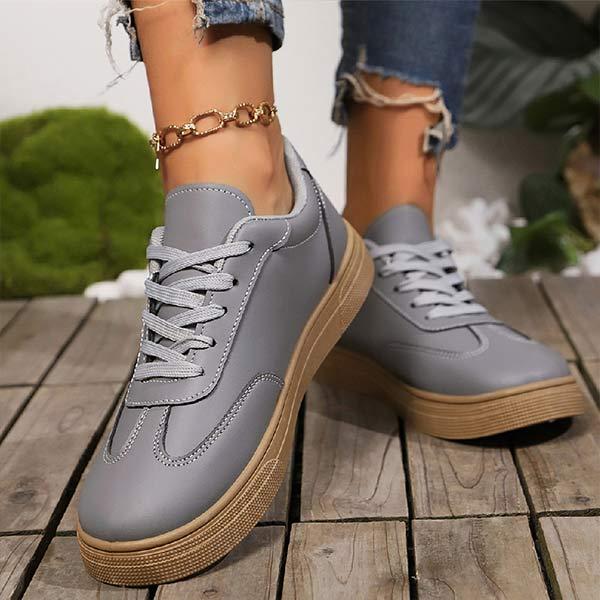 Women's Casual Lace-Up Sneakers