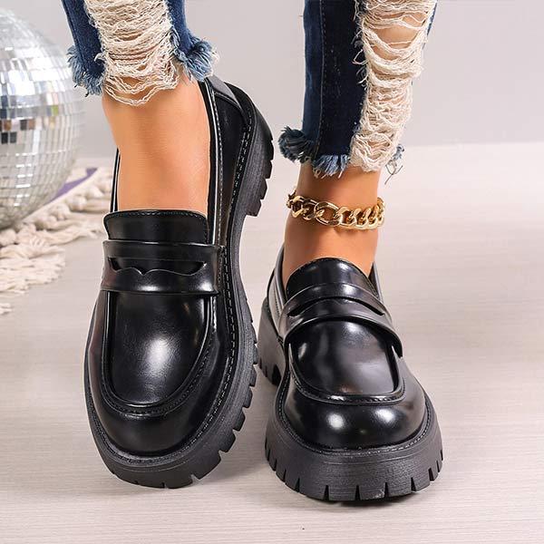 Women's Thick Sole Casual Loafers