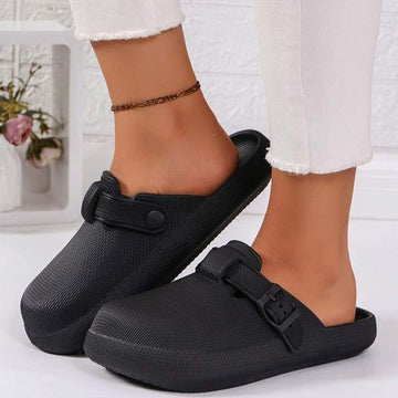 Women's Casual Closed-Toe Slip-On Sandals