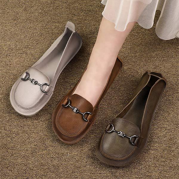 Women's Soft Sole Vintage Shallow Flats