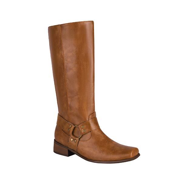 Women's Belted Knee-High Chelsea Boots