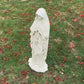 31.5" Large Madonna Statue, Weatherproof Resin Virgin Mary Sculpture for Courtyard & Patio