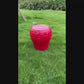 13.4" Oversized Strawberry Resin Stool, Realistic Fruit Side Table for Patio, Garden & Indoor Room
