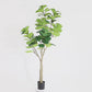6FT Artificial Fiddle Leaf Fig Tree, Realistic Faux Potted Plant in Black Pot