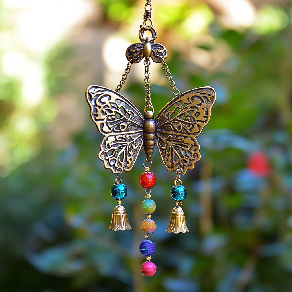 "Enchanted Wings" Butterfly Wind Chime