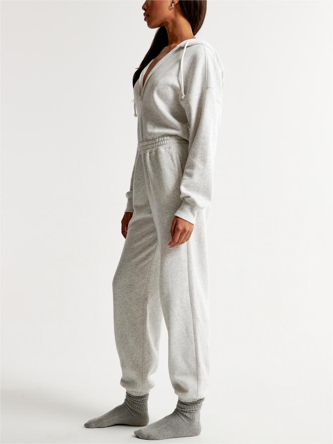 2024 New Women's Long Sleeve Fleece Jumpsuit