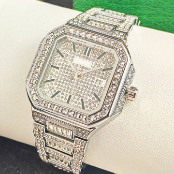 Luxury Square Rhinestone Watch – Elegant Sparkle for Every Occasion