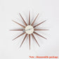 Modern Minimal Round Ball Wood Quiet Slient Wall Clock Home Decor