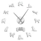 Alaskan Malamute Dog Large Frameless DIY Wall Clock
