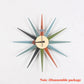 Modern Minimal Round Ball Wood Quiet Slient Wall Clock Home Decor