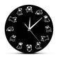 Cartoon Pug Dog Puppy Wall Clock