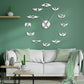 Angel Wings With Number Large Frameless DIY Wall Clock